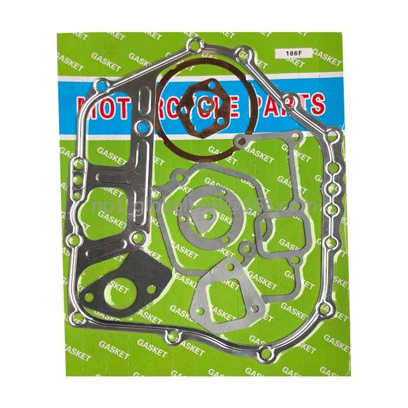 Diesel Micro Cultivator Generator Parts 170 178F 186FA 188 195 5KW Full Car Gasket Overhaul Kit
