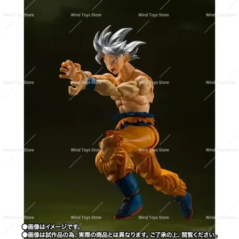 Bandai-Figura originale di Dragon Ball Z, SHFiguarts, Son Goku Ultra Instinct, Toyota Edition, Super Saiyan Ultra Instinct VJ30