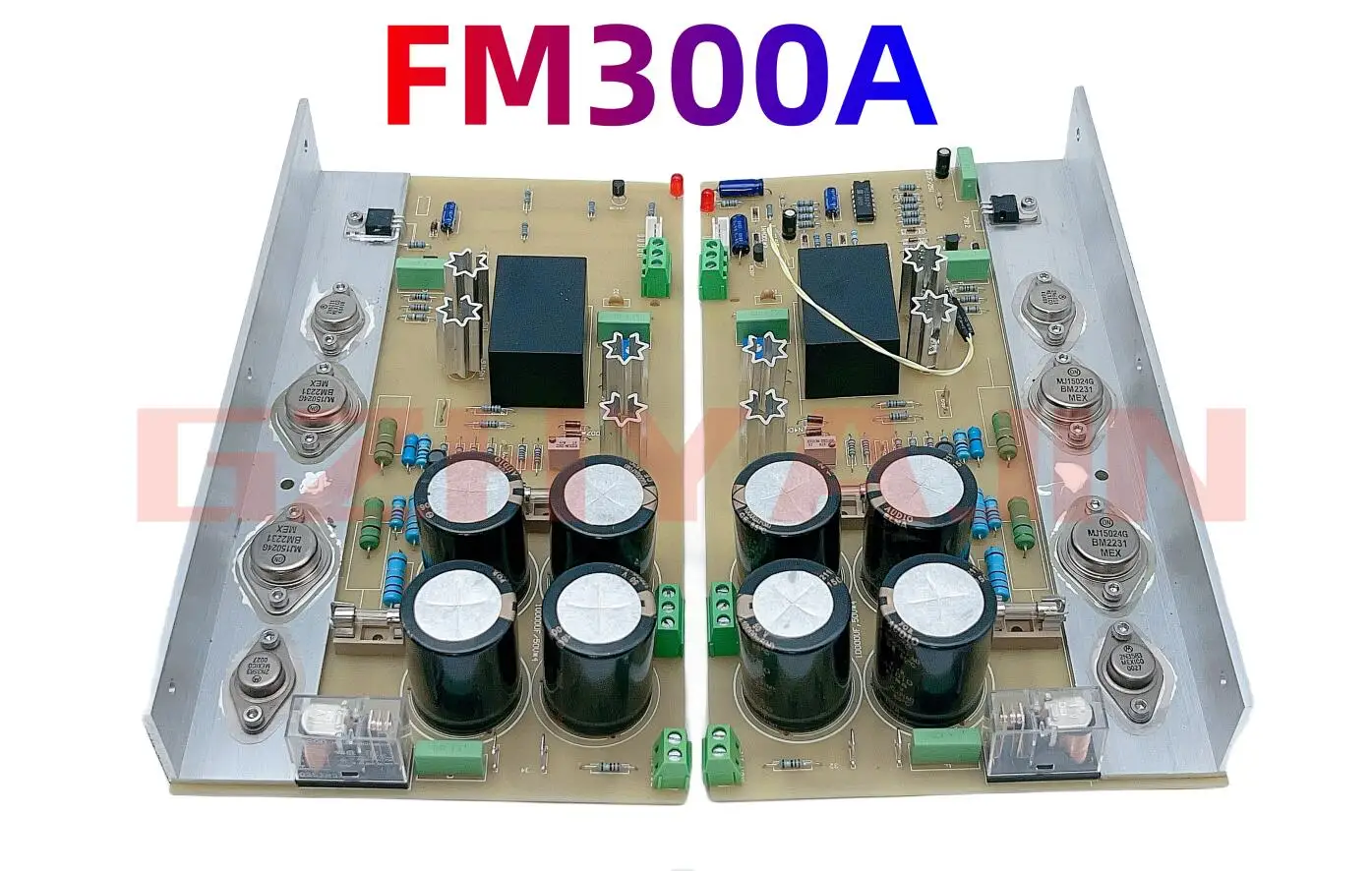 Direct engraving FM300A classic power amplifier finished strip module