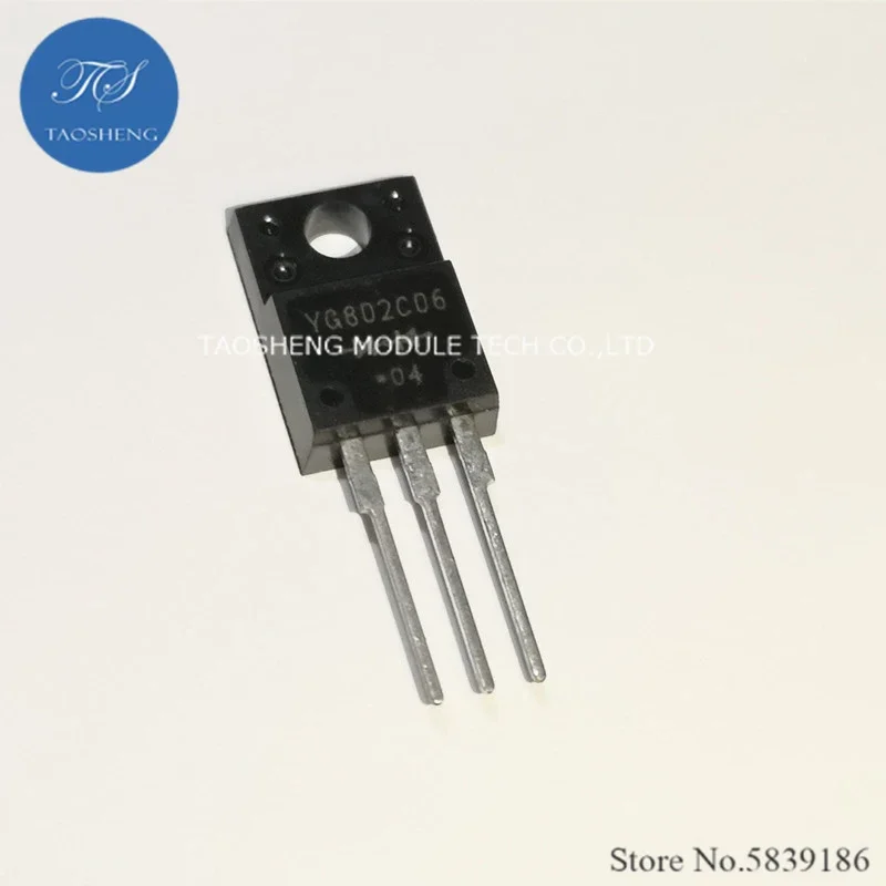 1PCS  100% New&Original  YG802C06 10A60V TO-220F【TAOSHENG】MODULE #TS10054