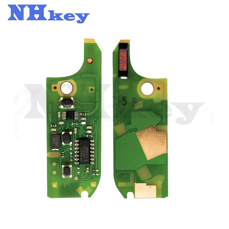 NHKEY 2 Buttons 315 433 MHz PCF7946 ID46 Flip Car Key Fob Auto key For Fiat 500 Grande Punto Florino With Delphi BSI System