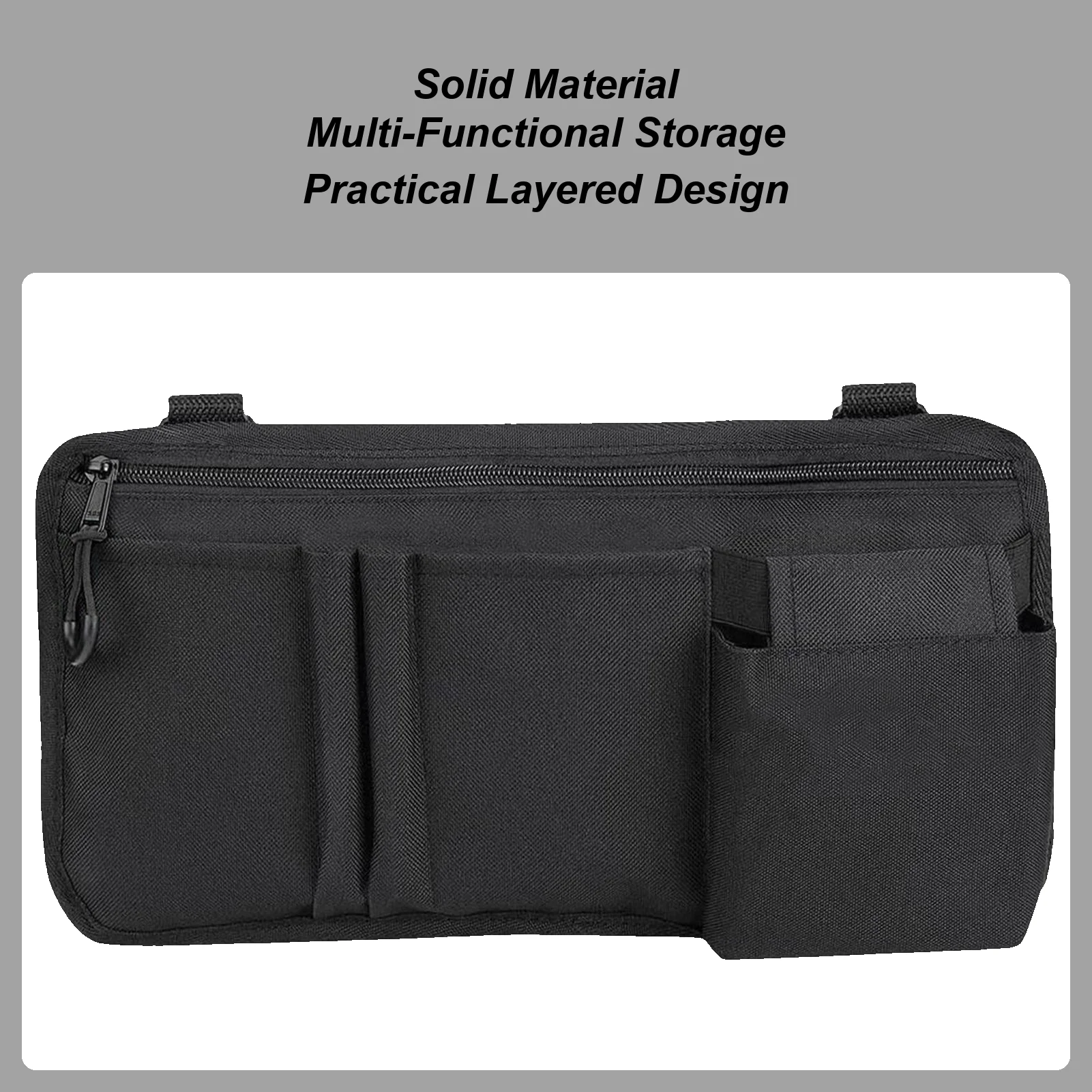 Outdoor Power Wheelchair - Wheelchair Side Bag Travel Pouch with