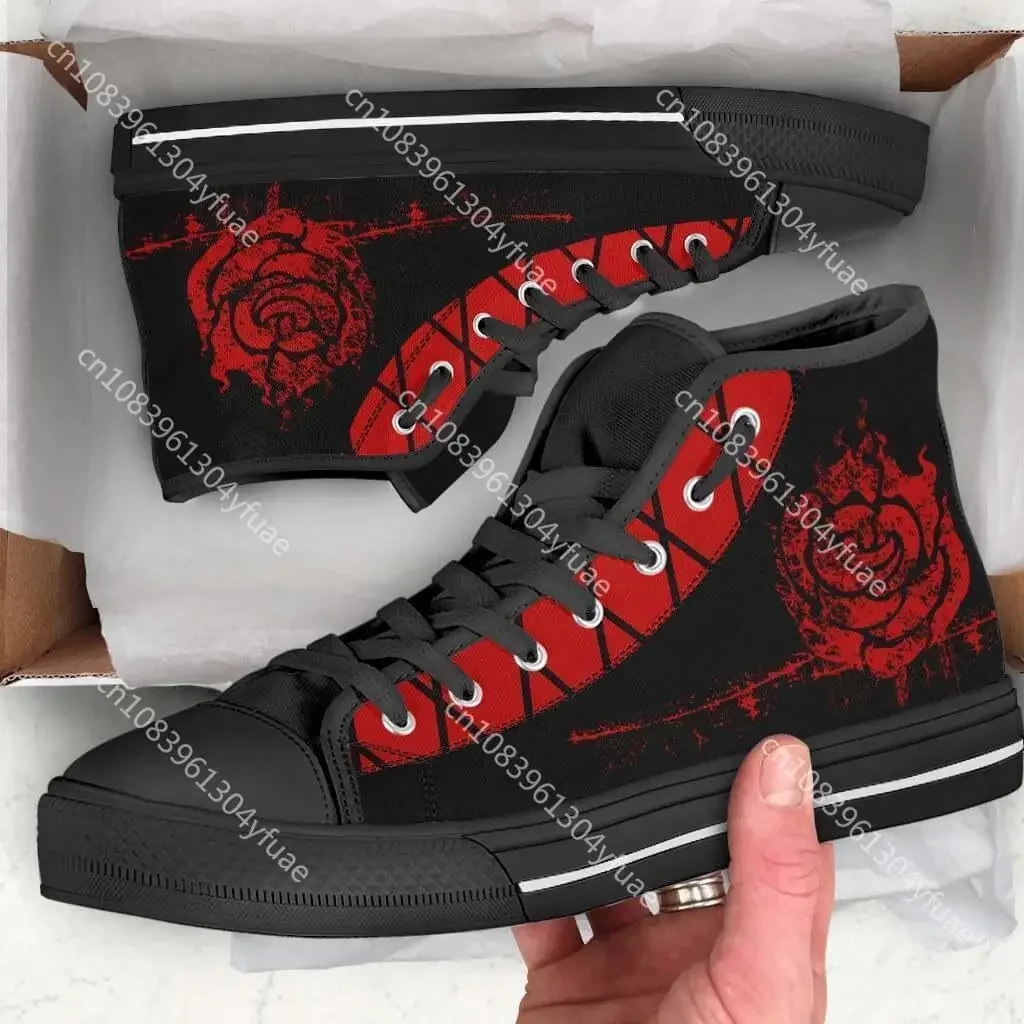 Ruby Rose High Top Sneakers Mens Womens Teenager Casual Shoes Canvas Running 3D Print Shoes Cosplay Breathable Lightweight shoe