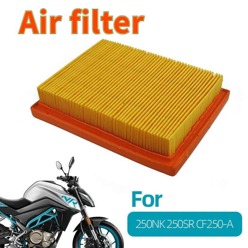 

For CFMOTO 250NK 250SR CF250-A Motorcycle Air Filter, High Flow Washable Sponge/PU Foam Air Cleaner Element Replacement Parts
