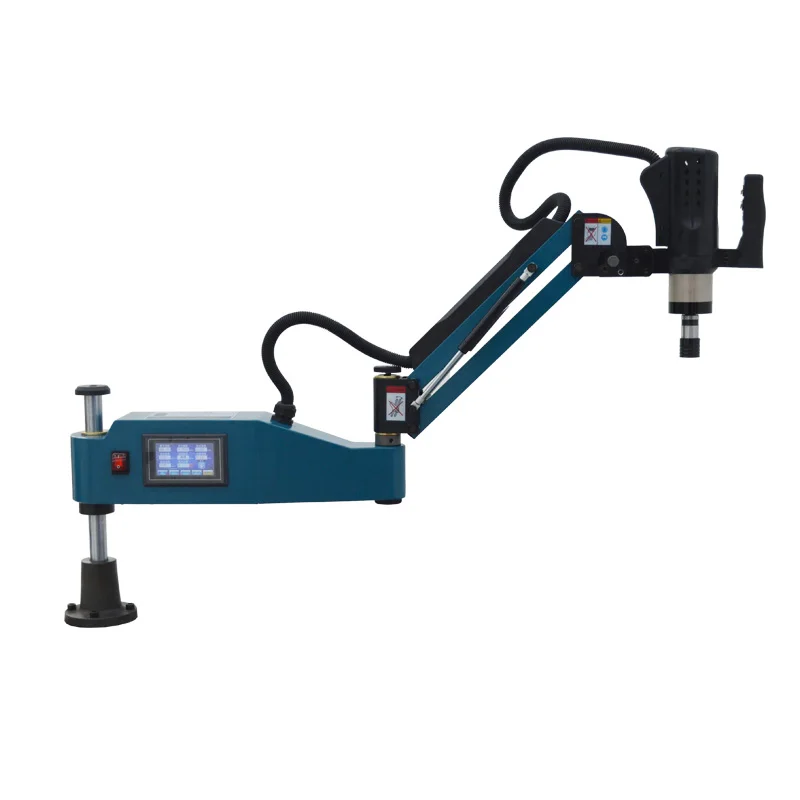 Cantilever High-precision Fully Automatic Universal Motorized Flexible Tapping Machine M3-16 With 8pcs Tap Holder