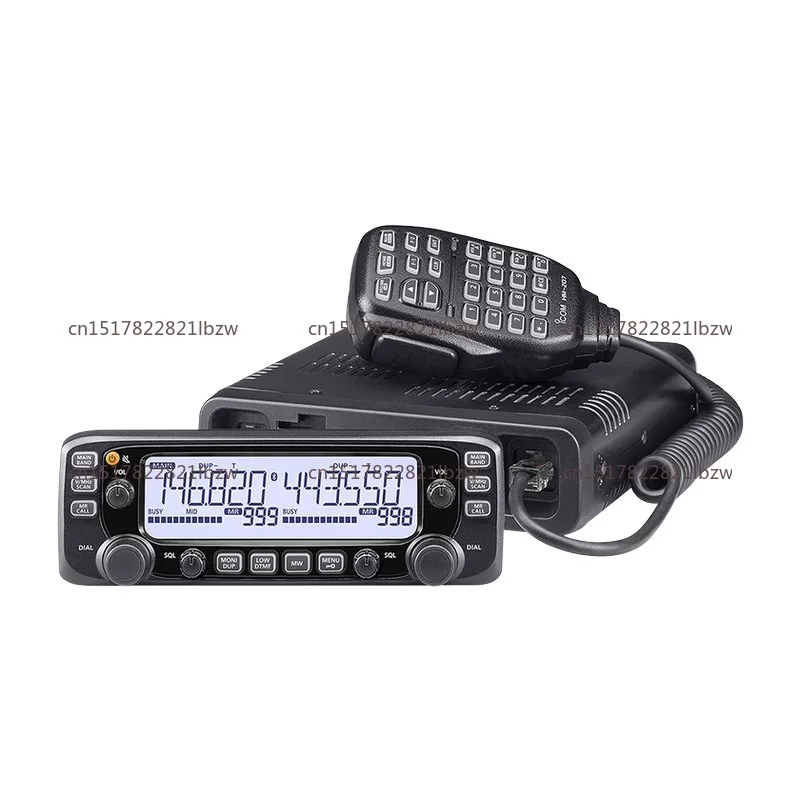 Mobile Radio Dual Band VHF 137-174MHz UHF 400-470MHz 50W FM Transceiver Walkie Talkie Car Radio Repeater Scrambler