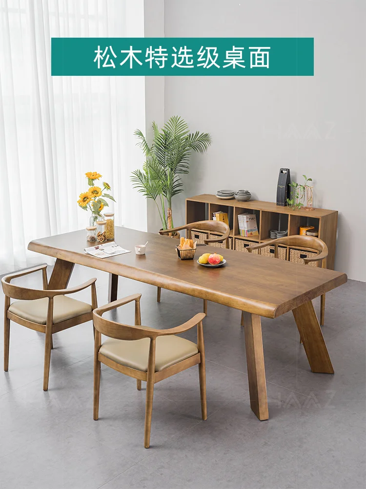 Log Slab Mesa De Jantar, Log Slab