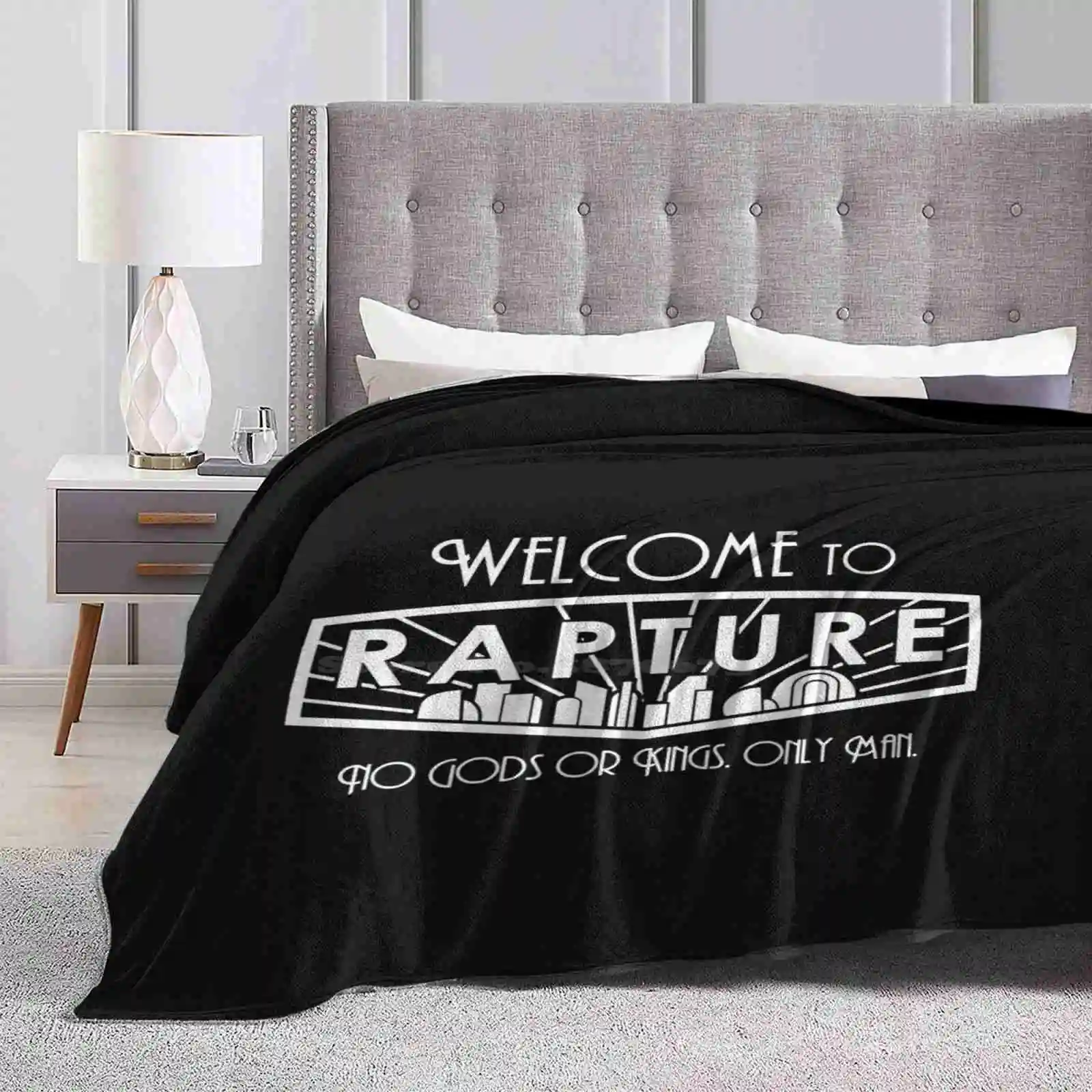 Welcome To Rapture Creative Design Comfortable Warm Flannel Blanket Bioshock Welcome To Rapture Bioshock Rapture