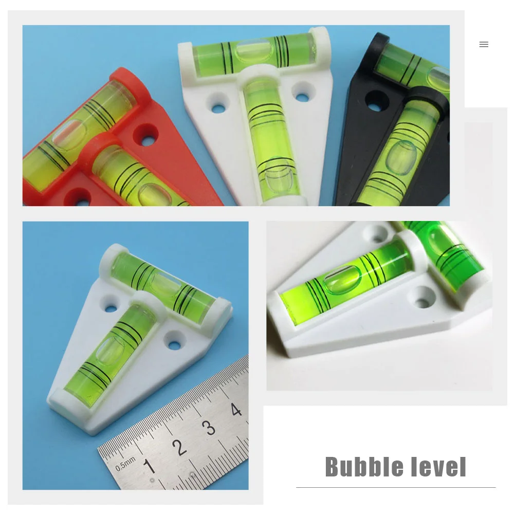 T-type Spirit Level Horizontal Bubble Measuring Tool Portable Triangle Magnetic Work