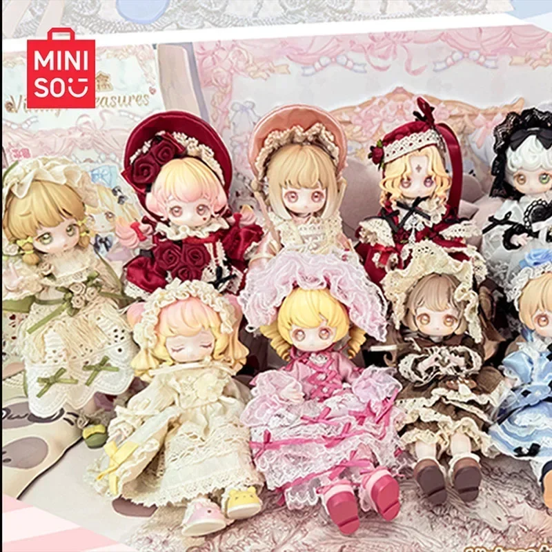 MINISO Fragmented Star Trajectory Kiseki-vintage Treasures Blind Box Guess Bag Original Doll Cute Anime Figure Ornaments