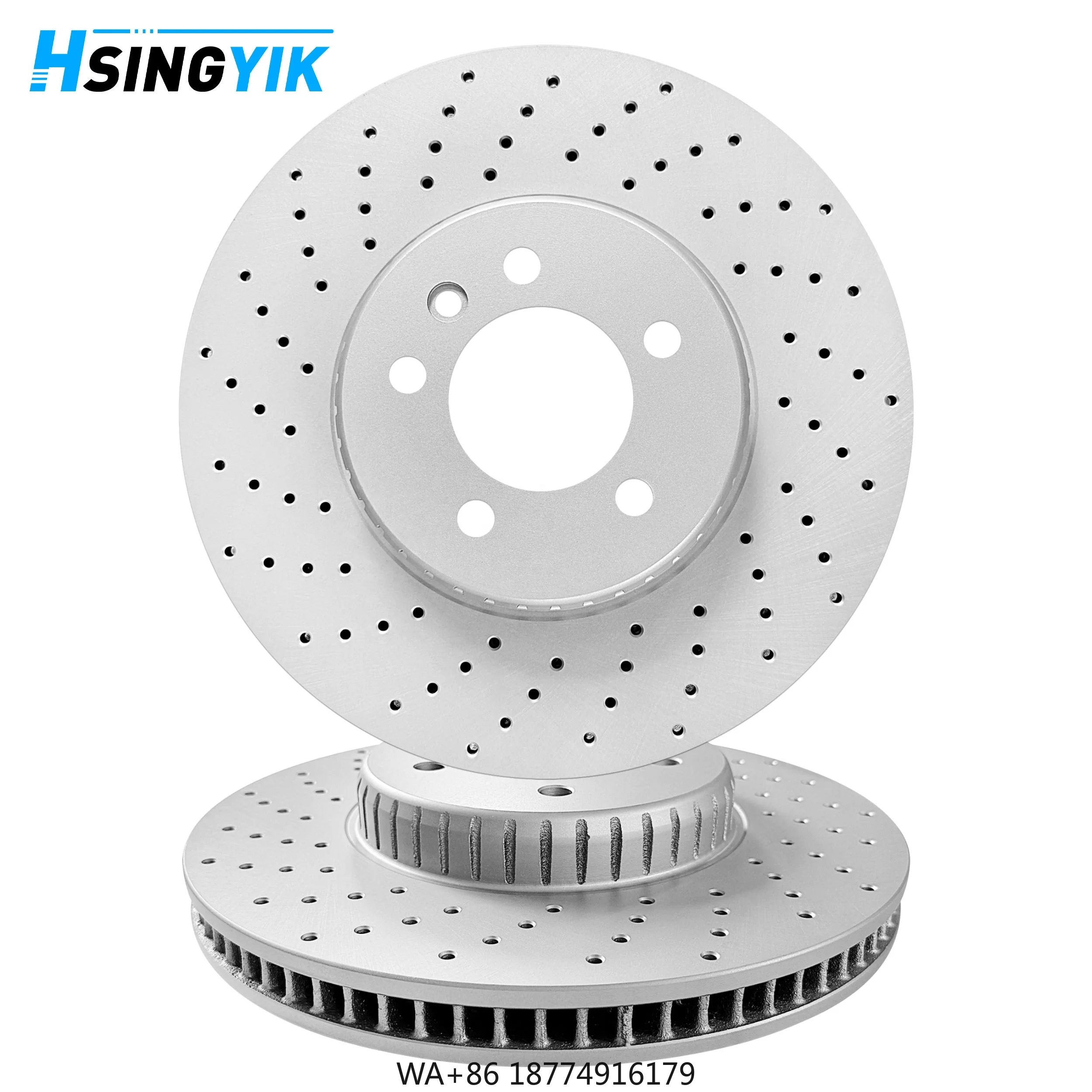 

For ISO9001 Certified 1 Year Warranty Slotted Front OEM LR132808 HT250 Material Brake Disc Assembly for Defender