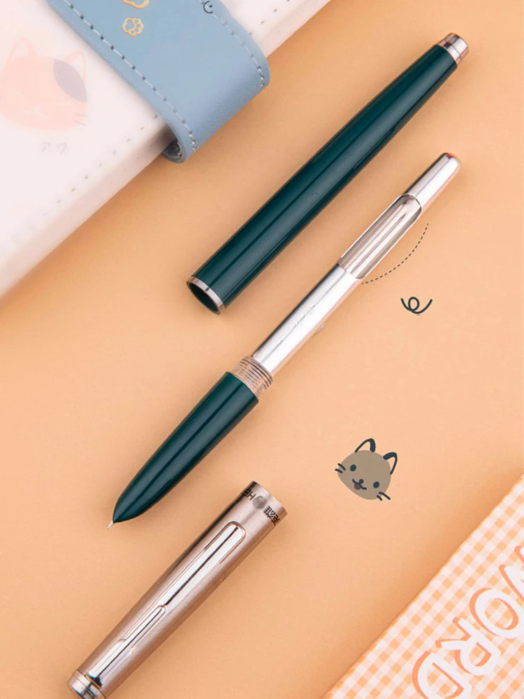 Hero Classic 007 Retro Nostalgic Dark Tip 0.5mm Fountain Pen Student Calligraphy School Stationery Collection Pen