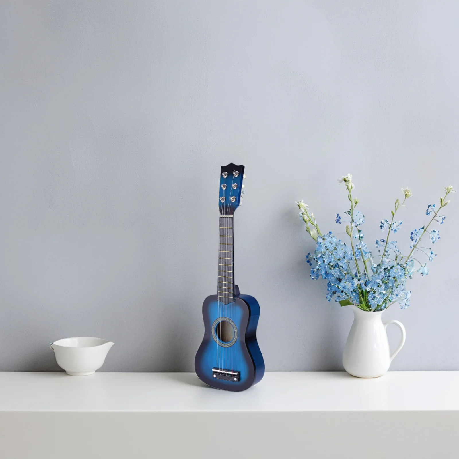 

Children Guitar 21 Inch Acoustic Toy Musical Instrument Kids Boys Girls Wooden Frets Low String Action Design