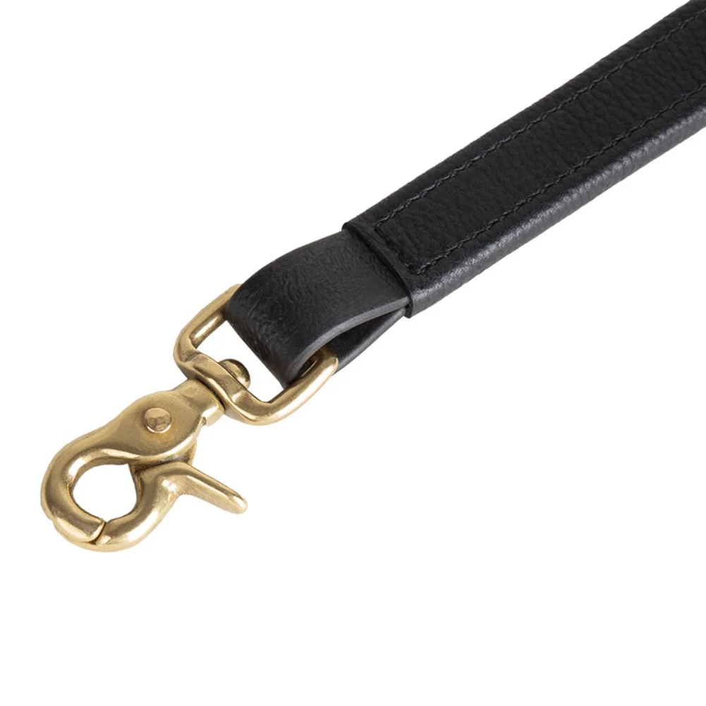 حزام جلدي للسروج الإنجليزية مع أبازيم نحاسية آمنة لدعم استقرار المتسابق في مختلف أنصائح ركوب الخيل #4