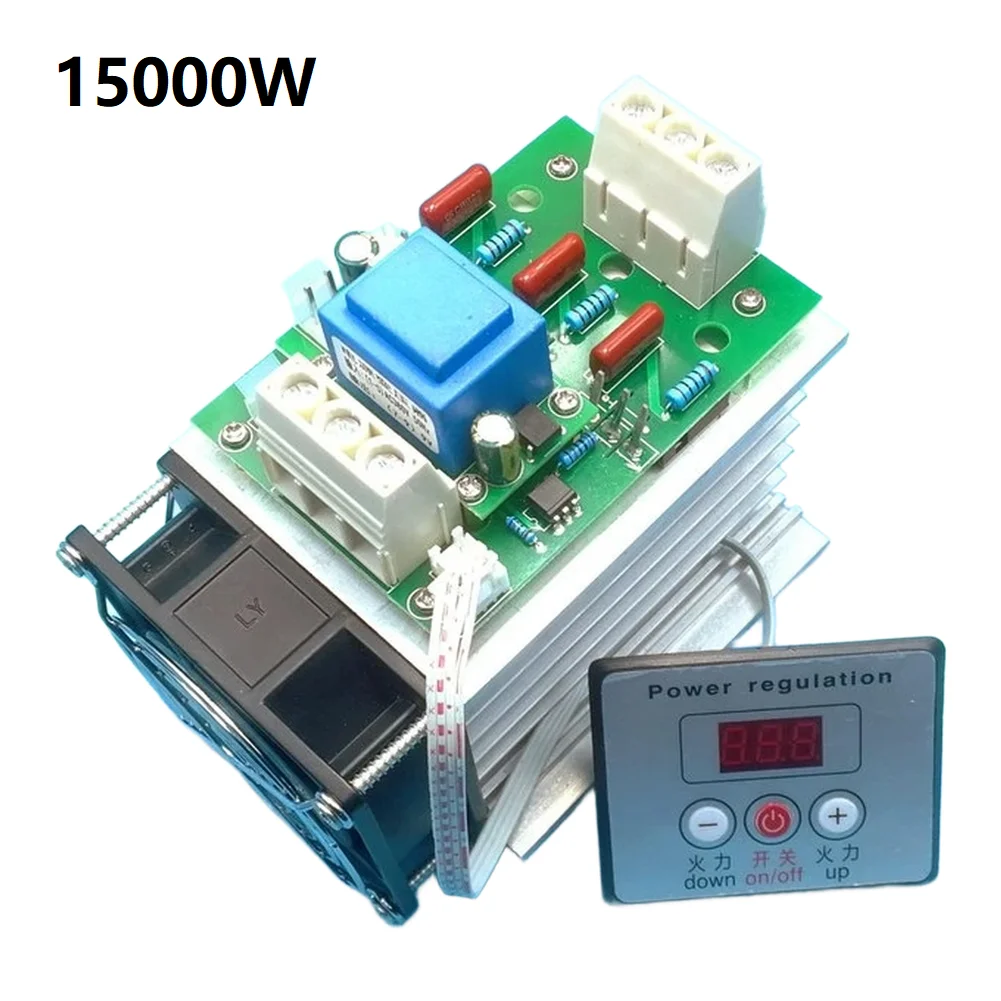 15000W SCR Power Controller For Electric Oven Grill, Adjustable Voltage Regulator With Star/Triangle Wiring