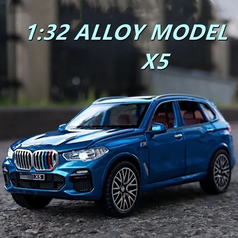 

1:32 X5 SUV Alloy Car Model Diecasts & Toy Vehicles Metal Toy Car Model Simulation Sound and Light Collection Gift