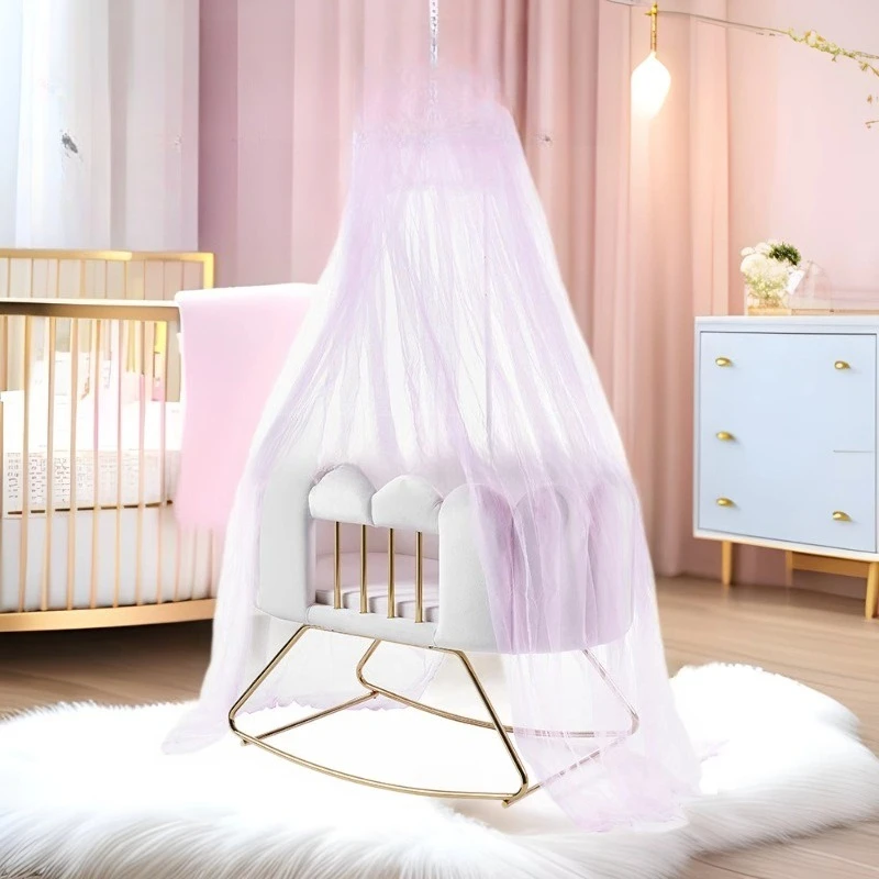 

Customizable Movable Lounge Chair Rocking Chair CribRocking Chair Fence Bed Multifunctional