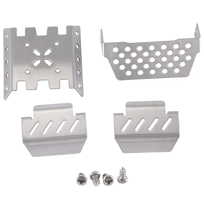 AS96-2X Metal Chassis Armor Axle Protector Plate For Yikong YK4082 YK4102 YK4103 Absima Sherpa RC Crawler Car Upgrade Parts