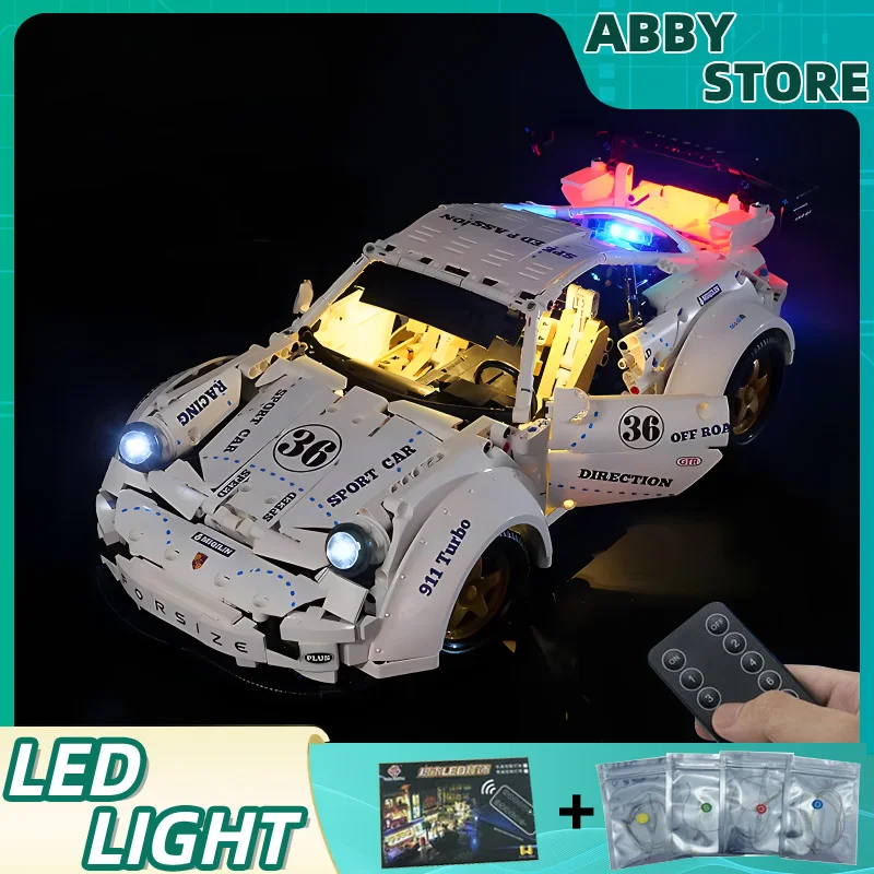 DIY RC LED Light Kit For LEGO QC016 Technical Sports Car   (Only LED Light,Without Blocks Model)