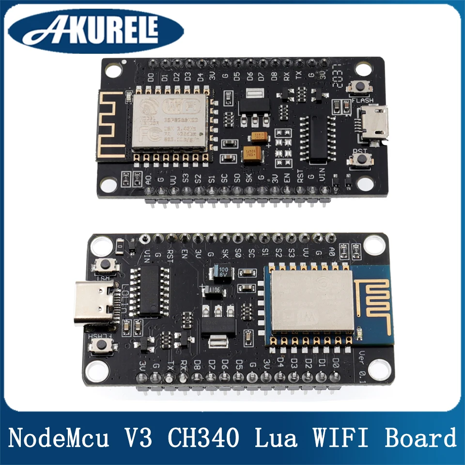 وحدة لاسلكية ch340 nodemcu v3 لوا واي فاي إنترنت الأشياء ، iot مجلس التنمية على أساس esp8266 esp-12 ثنائي الفينيل متعدد الكلور الهوائي