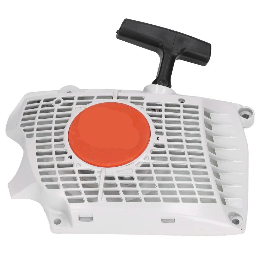 White Pull Starter Assembly Compact Easy to Install Rewind Starter Assembly Plastic for Stihl MS362 MS362C