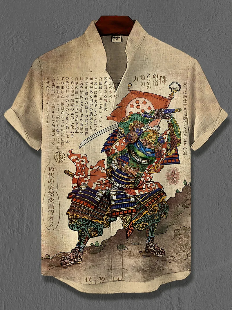 

New Men's Linen Black Cat Art Shirt 3D Printed Casual Hawaiian Shirt Summer Men's Short Sleeve Shirt Beach Top