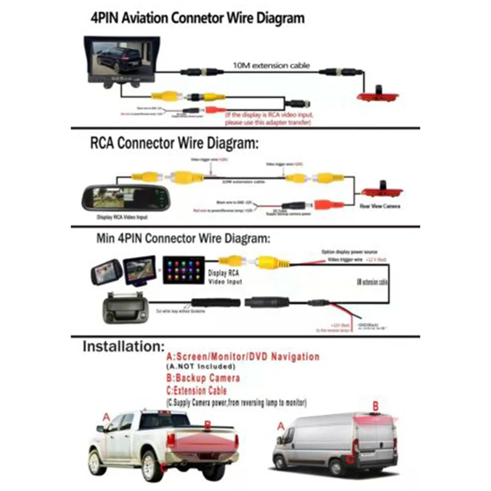 

Rear View Camera Tailgate Handle Waterproof IP68 360610 55276237AA 80165 CH1915110 Trunk Handle New.high Quality
