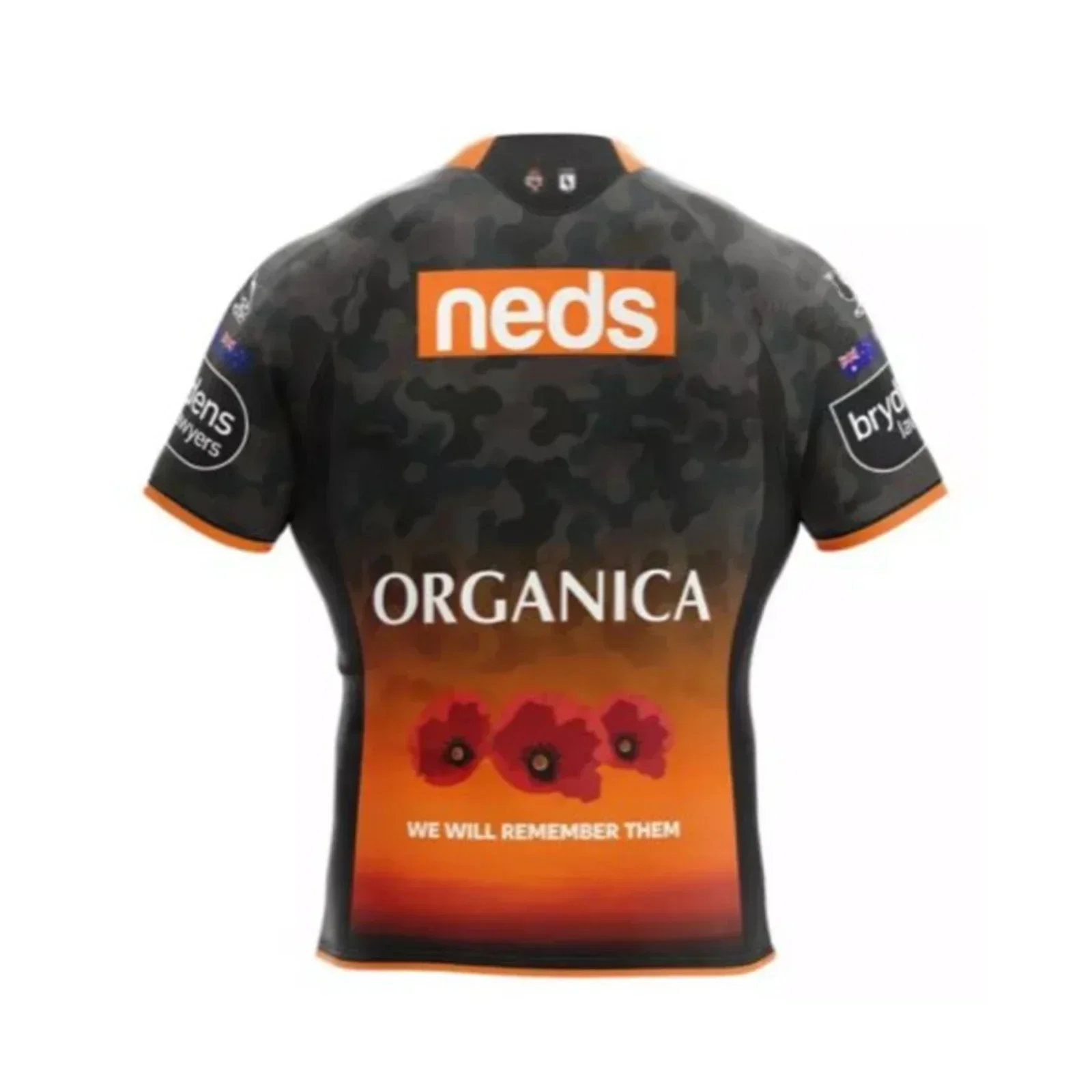 2021 WESTS TIGERS ANZAC  Rugby Jersey Customize