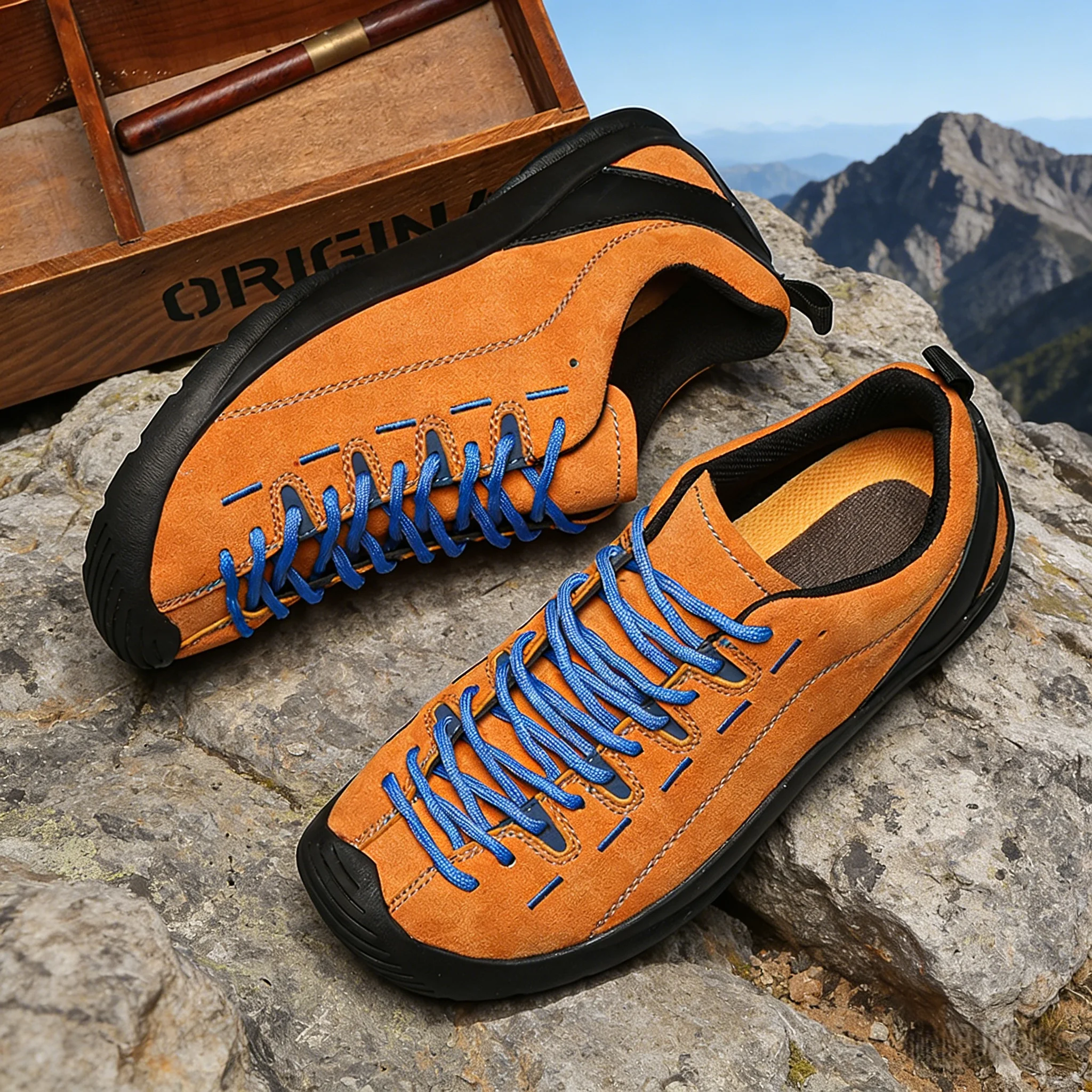 

Autumn outdoor hiking shoes camping hiking non-slip couple fashion comfortable sports leisure