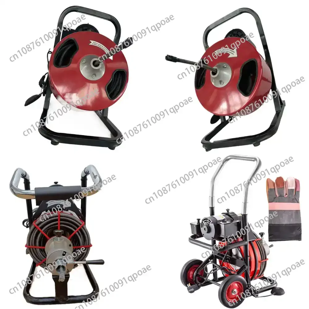 Automatic Electric Heavy-Duty Drain Cleaner Machine for Cold Water Pipe for Plumbing Equipment for Pipe Cutter for Electric