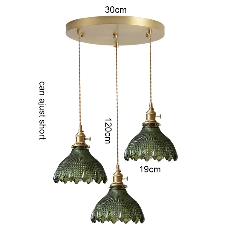 Moderne Glazen Hanger Licht Eetkamer Retro Kroonluchter Creatief Hangend Licht Transparante Lampenkap Voor Restaurant Lamp Plafond hanglamp keuken hanglampen eetkamer vintage verlichting goud glas