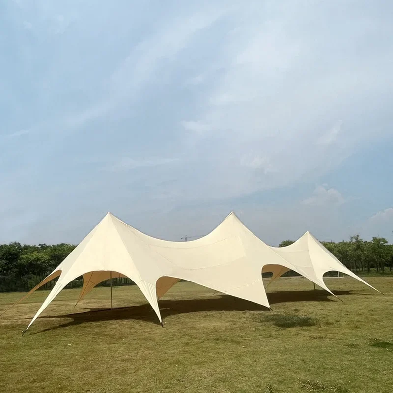 40+ persons Camping & Hiking outdoor awning carnival event party large canopy sunshade lightweight beach tent for sun shelter