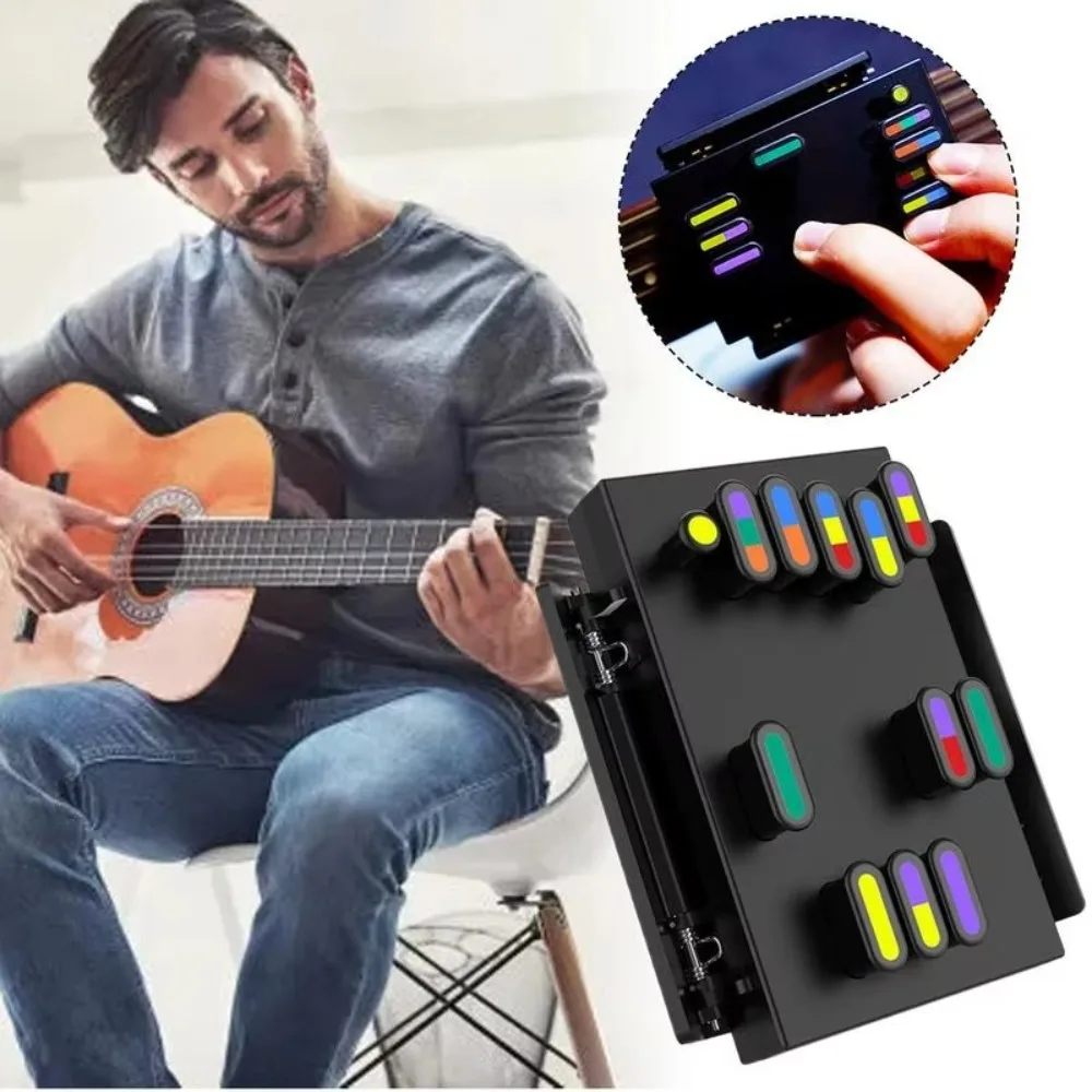 D Chord Guitar Chord Presser C Chord One-Key Chord Ukulele Aid Chords Trainer Finger Painless Chord Learning System