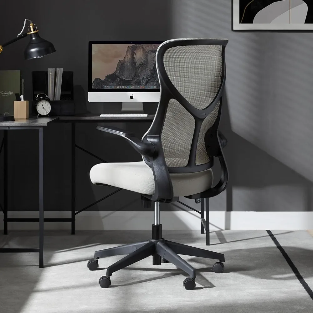 Ergonomic Mesh Office Chair with Lumbar Support, High-Back Design with Wheels Computer Swivel Desk Gaming Work Chair for Adults,