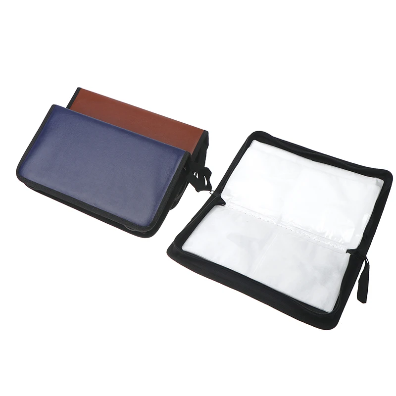New 80 PU Imitation Leather Car CD Pack Carry Case Cover Disc Storage Holder CD Sleeve Wallet Album Hard Box DVD Disc Pack - view 6