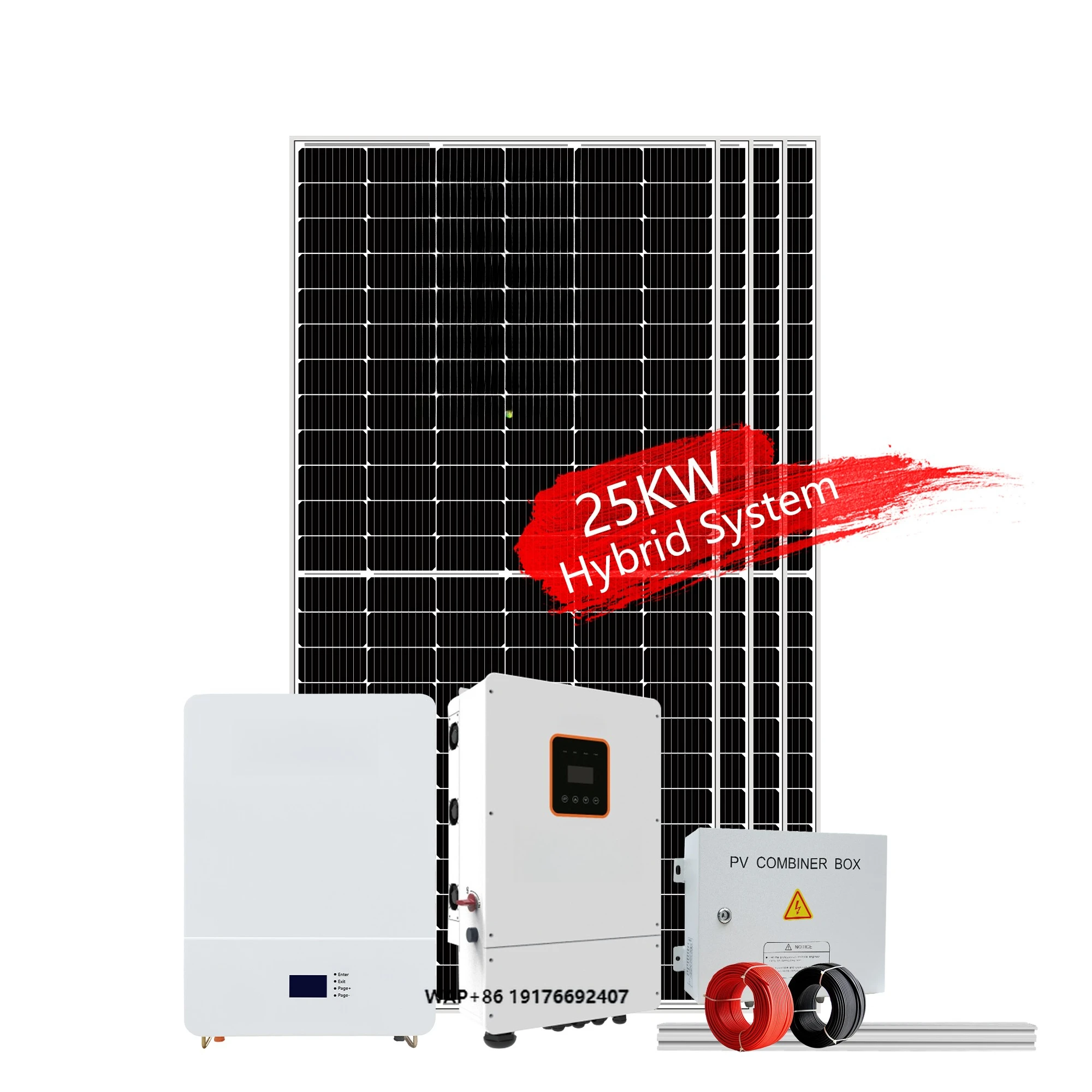 Hybrid Solar Battery 10kwh 20kwh Solar Battery for Sale Complete Solar System for Home