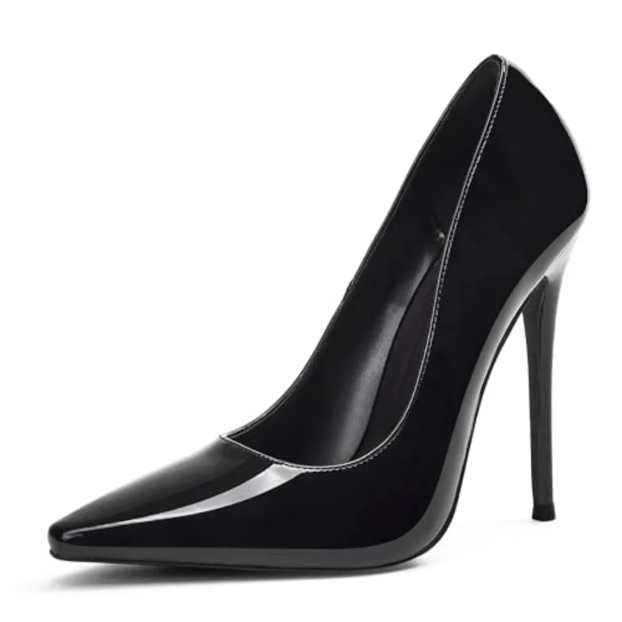 

Elisabet Tang High Heels, Women Pumps Pointed Toe Stilettos 4.7 inch/12cm Sexy Heels Party Shoes