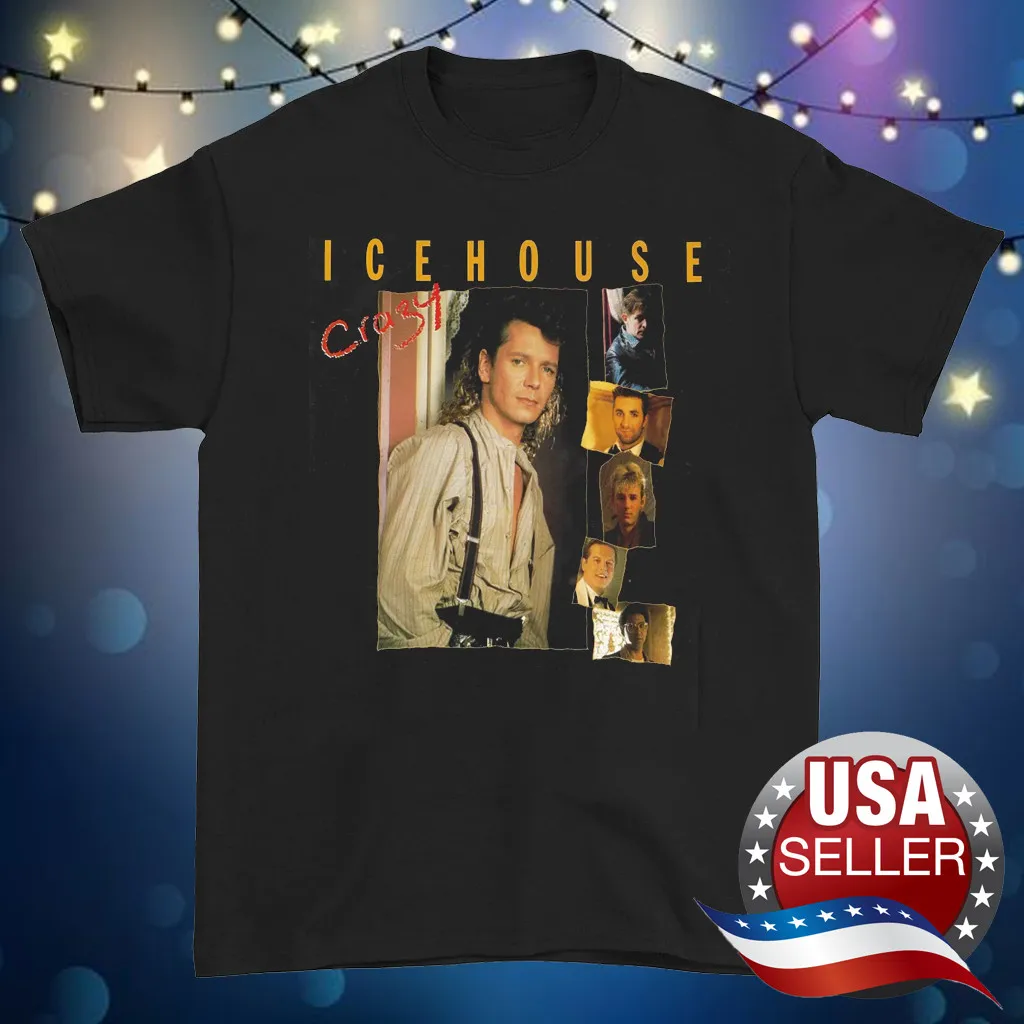 Icehouse band black T-shirt short sleeve All sizes S to 45XL 2F535