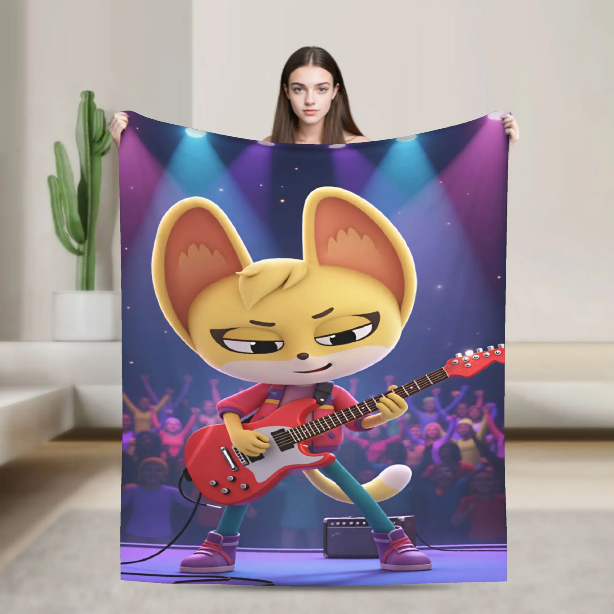 The Creature Cases Cartoon Animation Television Flannel Blankets Soft Throw Blanket for Home Decor Bedspread Sofa Bed Cover