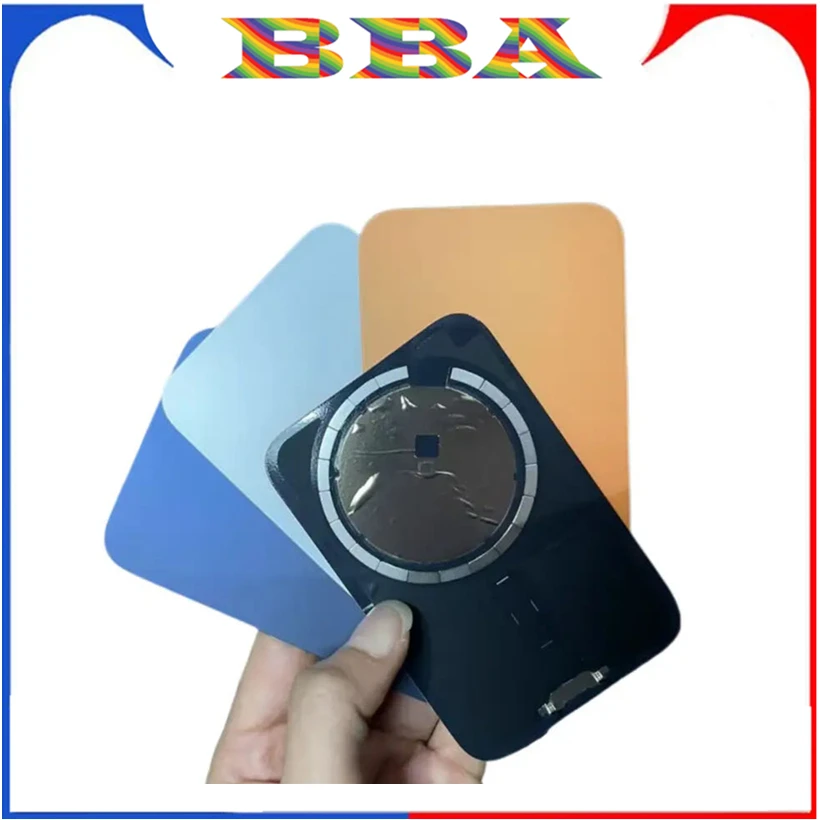 1PCS Back Cover Glass with Magnet Suitable For IPhone 17 Pro Max 17 17PRO Back Cover Glass Rear Shell Replacement Rear Glass