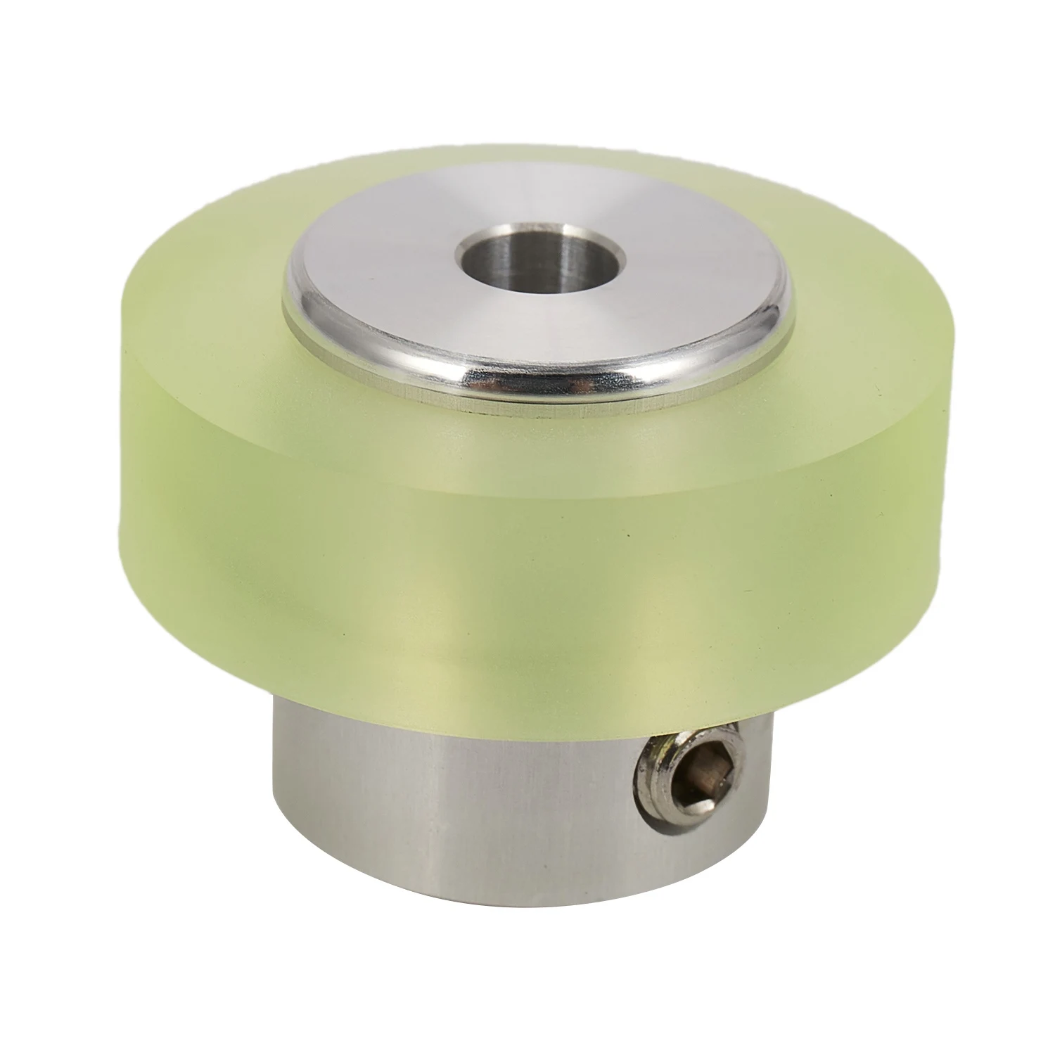 Rueda de medición de rueda de codificador Industrial de poliuretano de aluminio AT53 100Mm para medir codificador rotatorio