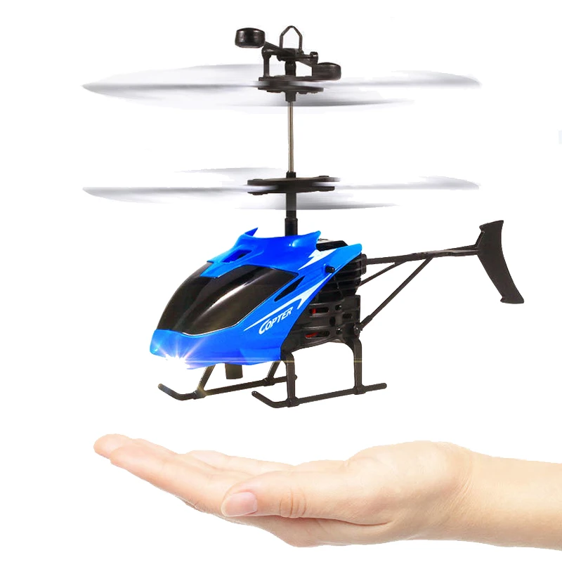 Shiny Flying Ball Flashing Helicopter Light Up Toy Flyer Kids Indoor Toy Infrared Induction Helicopter Children Birthday Gift