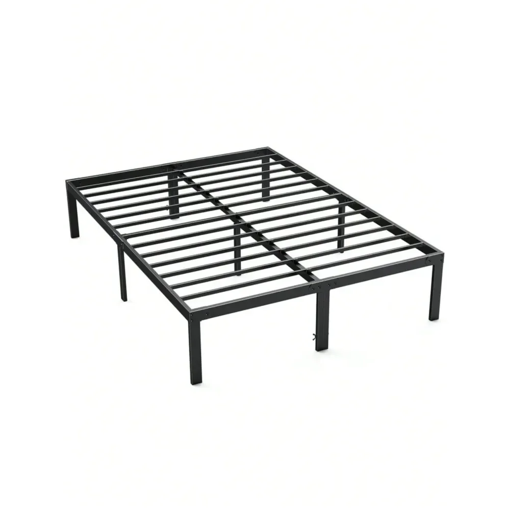 

Bed Frame,Heavy Duty Metal Platform Bed Frames With Storage Space Under Frame, 14 Inches, Sturdy Steel Slat Support, No Box Spr