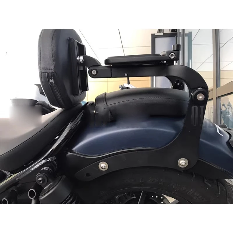 Encosto dobrável multifuncional para Honda Rebel CM300/CM500/CM1100 Encosto modificado de assento único