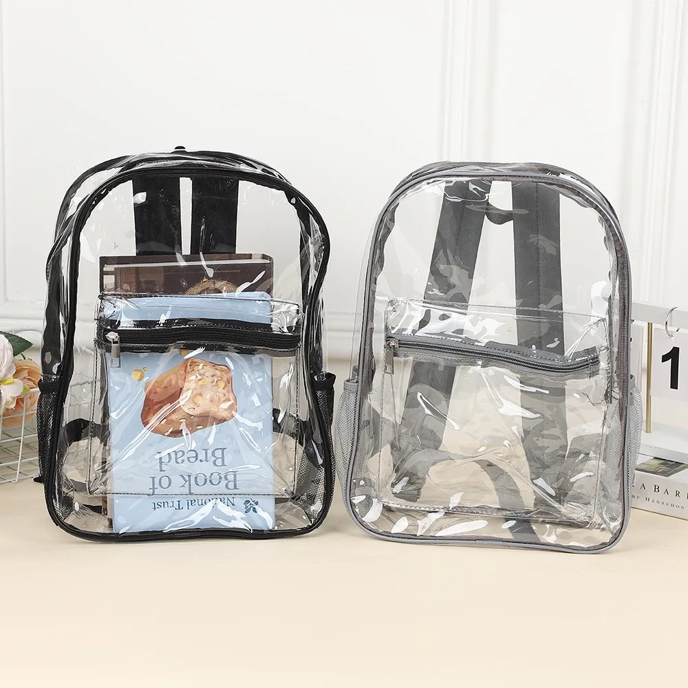 Picture 5: Clear PVC Backpack for Women - Large Capacity Transparent Waterproof Bag for Beach, Swimming & Travel