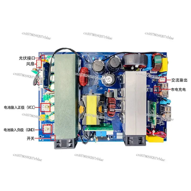 Scheda madre di accumulo di energia Inverter bidirezionale 220v ricarica e scarica batteria al litio integrata ad alta potenza