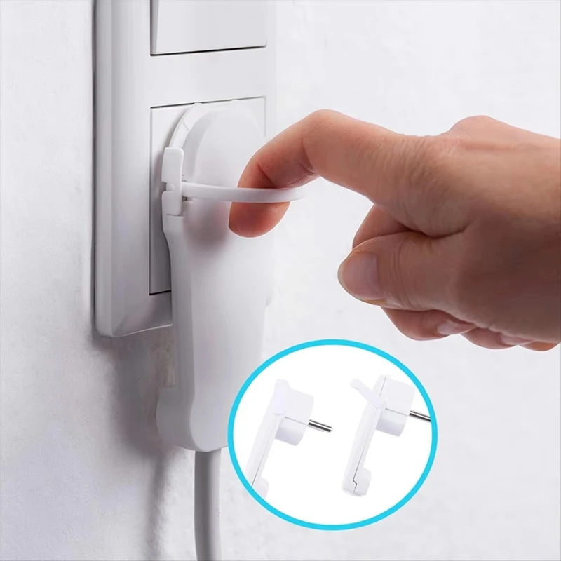 AD13-2Pcs White Schuko Angled Plug Flat Schuko Flat Plug 250 V (16 A) Schuko Plug Flat Eu Plug