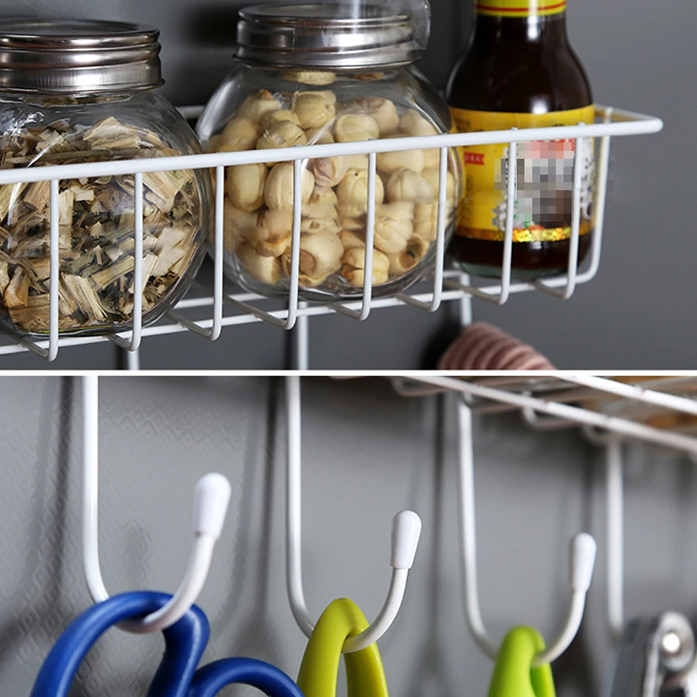 

Foldable 3-Tier Metal Storage Rack No Punching Multi-Function Organizer for Fridge Bathroom Home Decor Strong Load-Bearing Easy