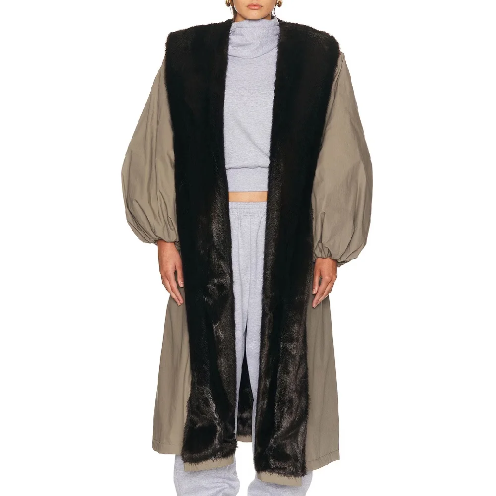 Women’s Winter Fur Coat 2026 – Loose, Casual, Belted Outerwear, Y2K-Inspired, Trendy and Versatile Cardigan-Style Jacket bra