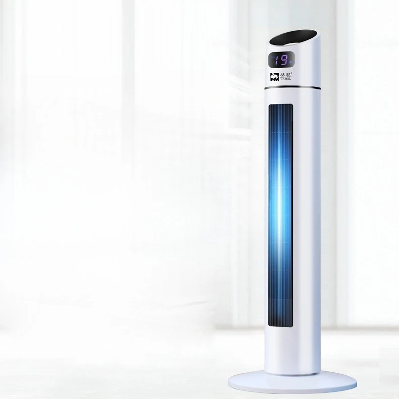 家庭用ブレードレスタワーファン、リモコン時限フロアファン振動ミュートデスクトップファン